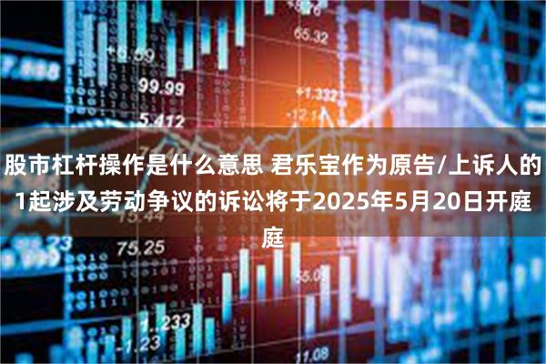 股市杠杆操作是什么意思 君乐宝作为原告/上诉人的1起涉及劳动争议的诉讼将于2025年5月20日开庭